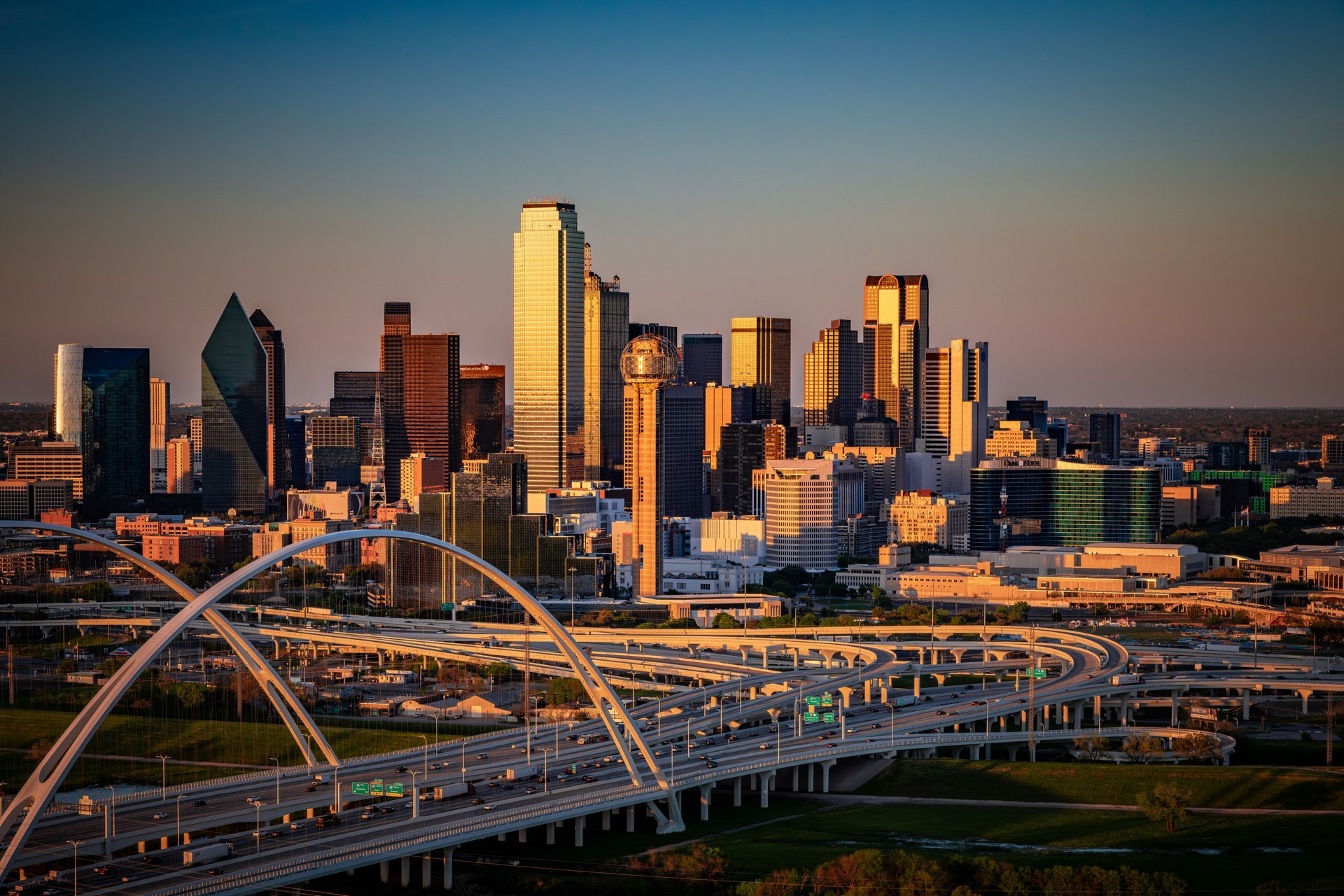 Downtown Dallas Aerial