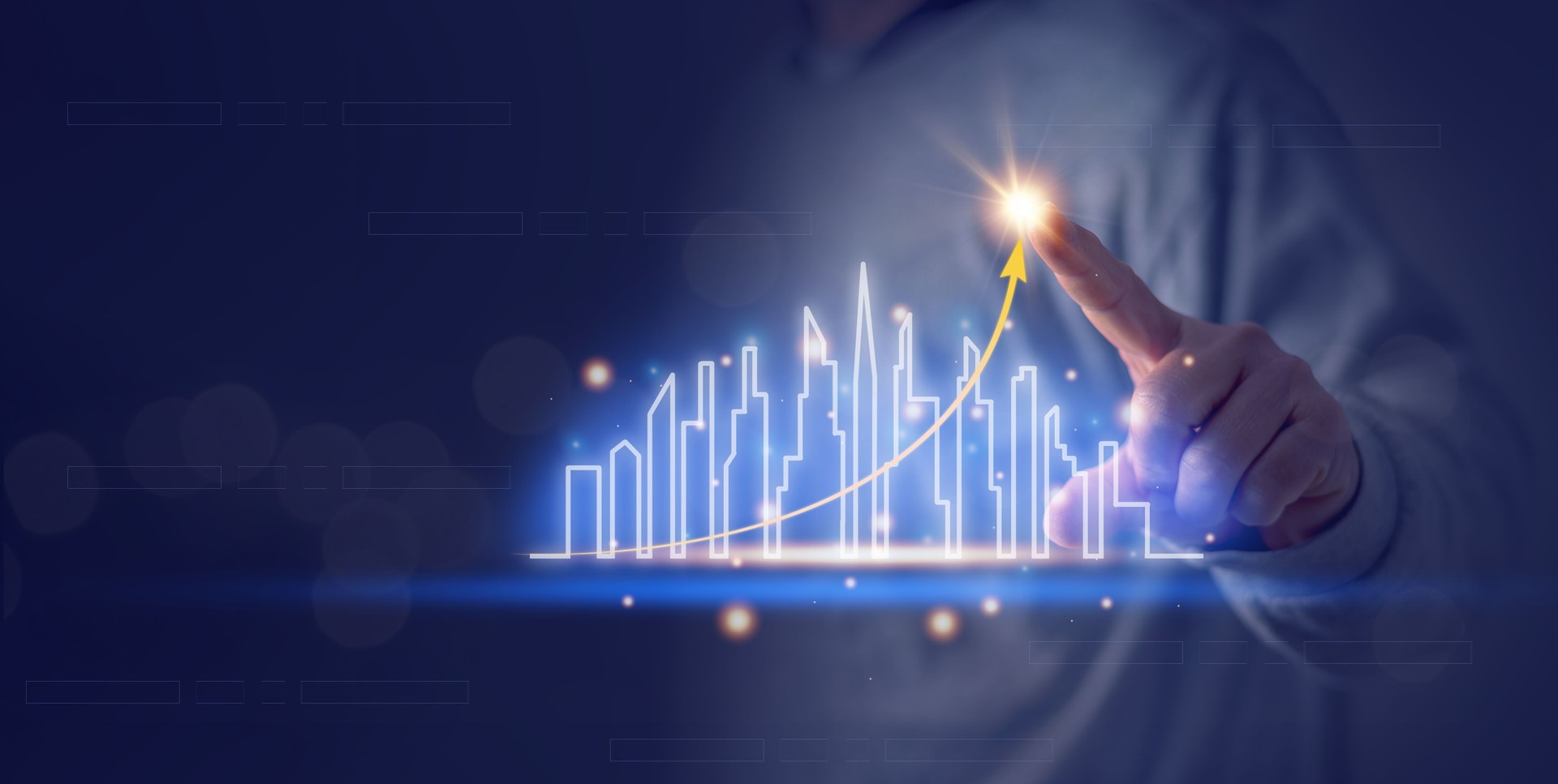 The concept of real estate business, the target of business growth, real estate economic growth analysis.